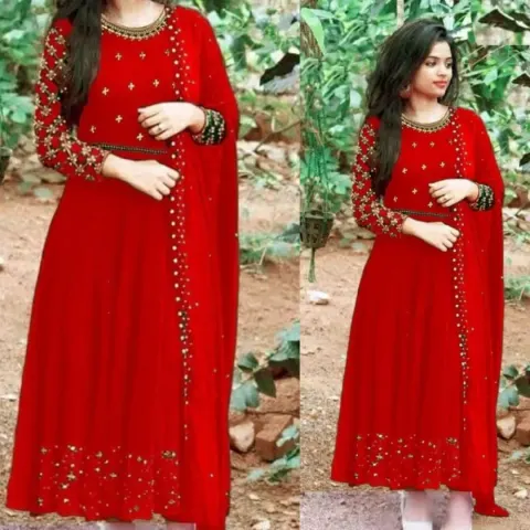 Red Luxury Women's Gown – Perfect for Every Occasion - Shopemart