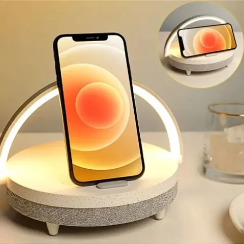 Xiaomi Ezvalo Wood Table lamp with wireless charging function and speakers (LYYD01) — xiaomi