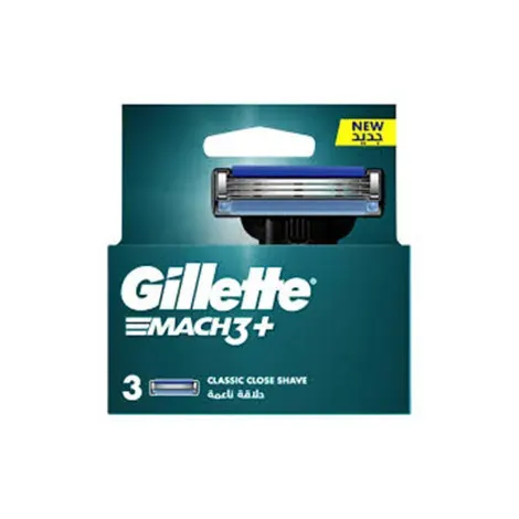 Gillette Mach3+ Classic Close Shave Razor Cartridges 3pcs — GILLETTE grooming product