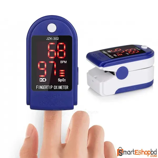 JZIKI JZK-302 Portable Fingertip Pulse Oximeter with LED Display