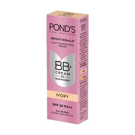 Ponds Ivory SPF30 PA++ All In One 3% Niacinamide BB+ Cream 18g — POND'S sunscreen
