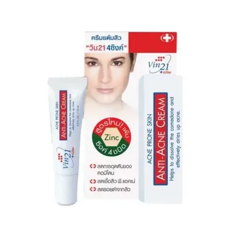 Vin21 Anti-Acne Cream 10ml — VIN21 moisturiser
