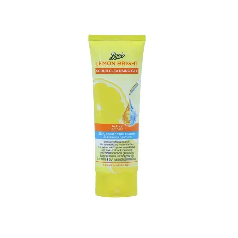 Boots Lemon Bright Scrub Cleansing Gel 100ml — BOOTS face wash