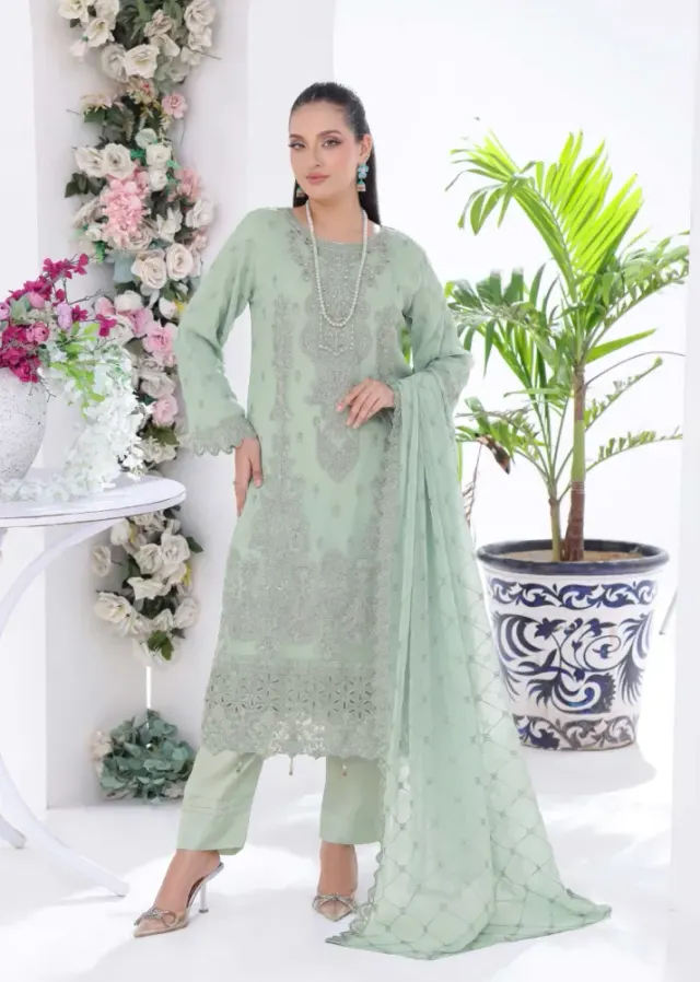 𝙉𝙊𝙍𝘼 𝙡𝙪𝙭𝙪𝙧𝙮 𝙨𝙝𝙞𝙛𝙤𝙤𝙣 – Semi-Stitched Collection - Shopemart 1