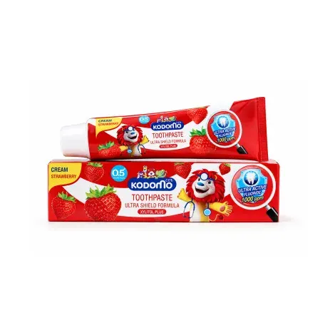 Kodomo Strawberry Cream Toothpaste Kids 0.5+yrs up 40g — KODOMO moisturiser