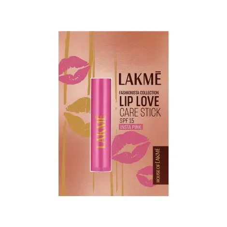 Lakme Lip Love Care Stick SPF15 Insta Pink 4.5gm — LAKME sunscreen