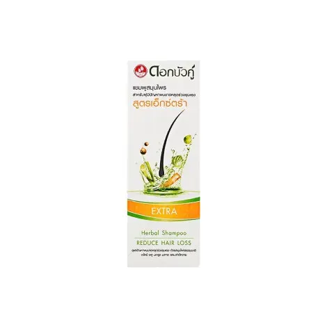 Dok Bua Ku Twin Lotus Extra Herbal Shampoo 200ml — DOK BUA KU hair care product