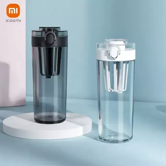 Xiaomi Mijia Tritan Water Cup Portable Leak-proof Outdoor Tour Sport shaker Drink Tritan Plastic Bottle 600ml — xiaomi