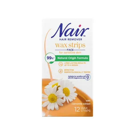 Nair Hair Removal Facial 16Wax Strips — NAIR hair care product