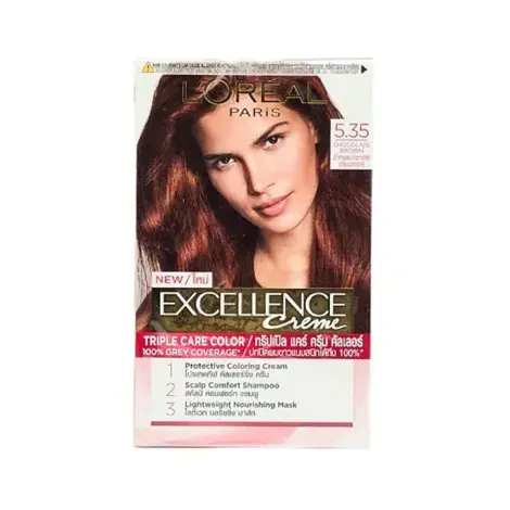 L'Oreal Excellence Hair Color- 5.35 Choccolate Brown — LOREAL hair care product