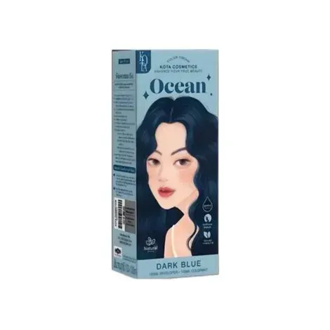 Kota Hair Color Cream Ocean - Dark Blue — KOTA hair care product
