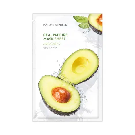 Nature Republic Real Nature Mask Sheet Avocado 23g — NATURE REPUBLIC face mask