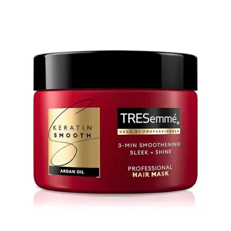 TRESemmé Keratin Smooth 3-Min Smoothing Sleek + Shine Hair Mask 300ml — TRESEMME hair care product