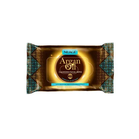 Nuage Argan Oil Cleansing Facial Wipes 25 Wipes — NUAGE face wash