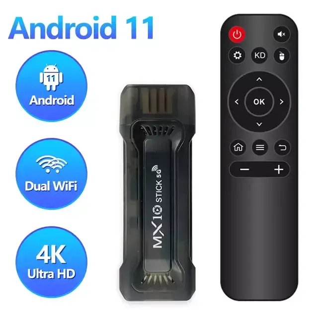 MX10 TV stick 4K 1080p — MX Android TV BOX