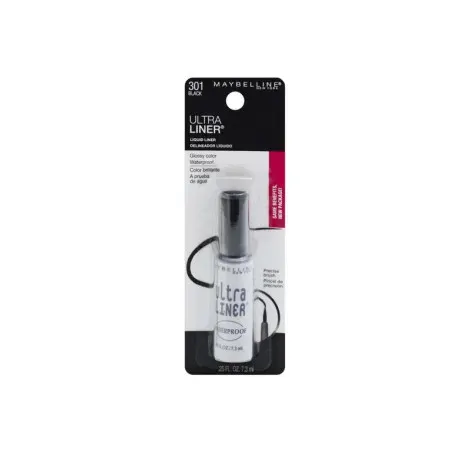 Maybelline Ultra Liner Waterproof Liquid Liner- 301 Black — MAYBELLINE beauty product
