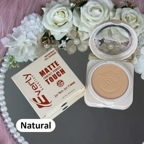 Everly Beauties Matte Touch Compact Powder - Natural — EVERLY makeup product