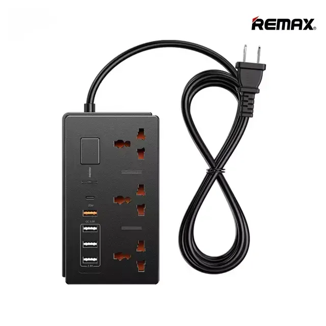 REMAX PC-1 PD+QC Fast Charging Power Strip (32W) — Remax