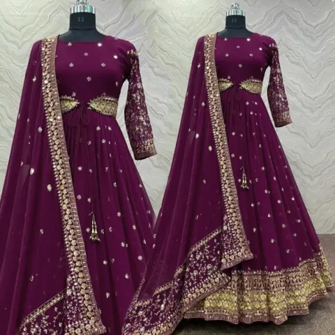 Purple Luxury Women's Gown – Perfect for Every Occasion - Shopemart