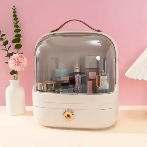 Makeup Organizer with Brush Holder