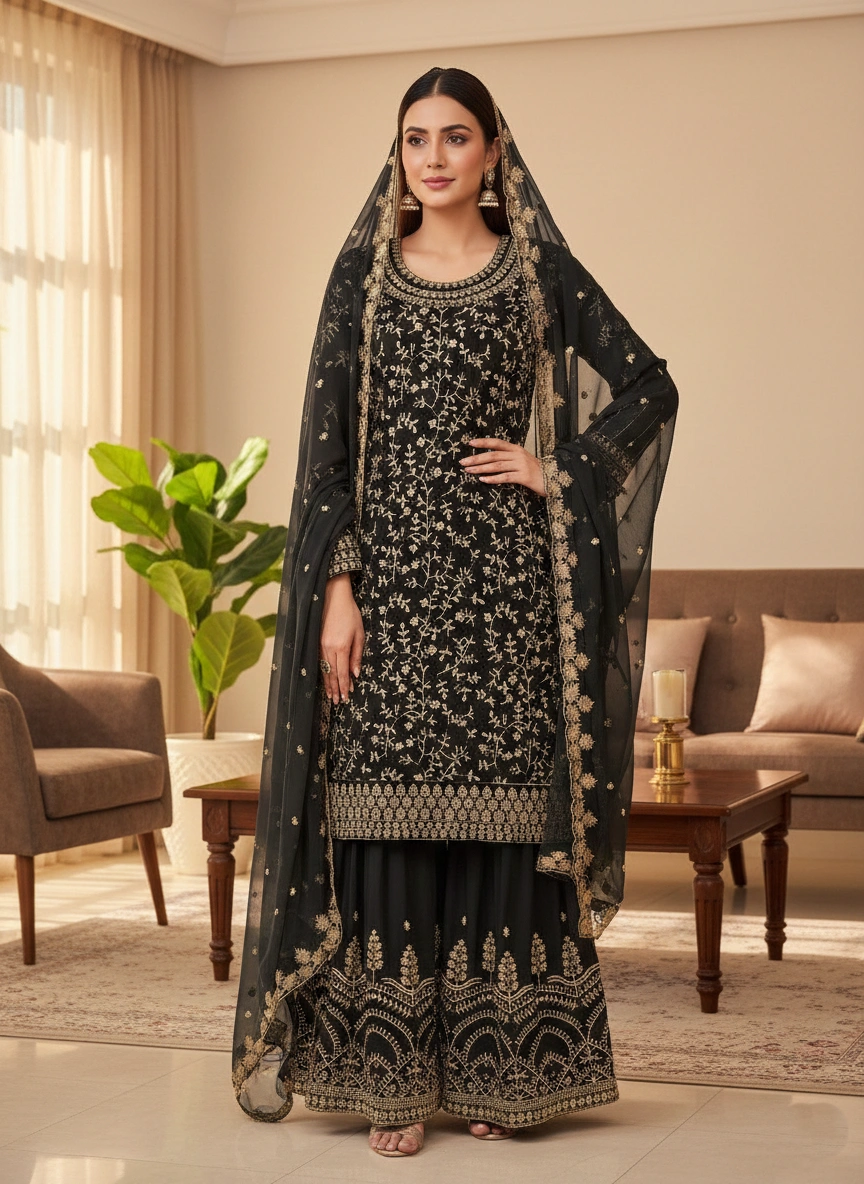 embroidered-georgette-sharara-suit-set-for-women