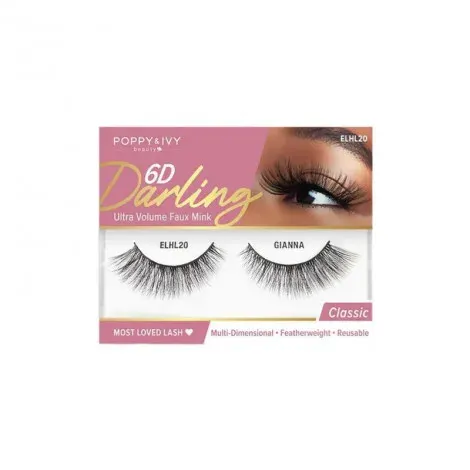 Absolute New York 6D Darling Ultra Volume Faux Mink Eye Lashes - ELHL20 Gianna — ABSOLUTE NEW YORK makeup product