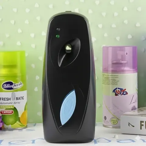 Automatic Air Freshener Spray Dispenser - Black