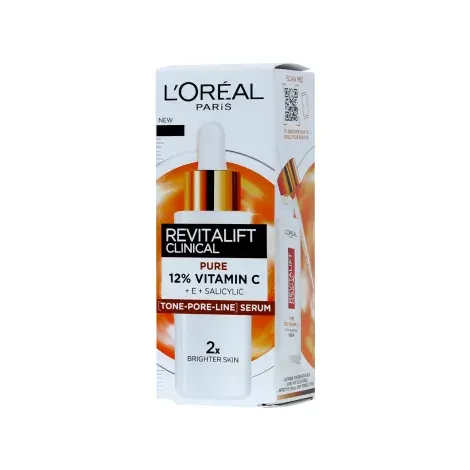 L'Oreal Revitalift Clinical Pure 12% Vitamin C Serum 30ml — LOREAL face serum