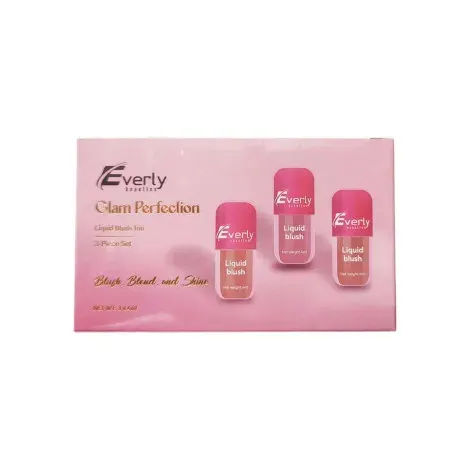 Everly Glam Perfection Liquid Blush Trio 3-Piece Set — EVERLY makeup product