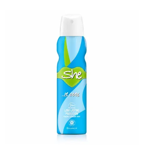 She Is Cool Long Lasting Protection Perfumed Deodorant Spary 150ml — SHE fragrance