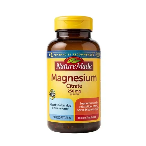 Nature Made Magnesium Citrate 250 mg 180 Softgels — NATURE MADE beauty product