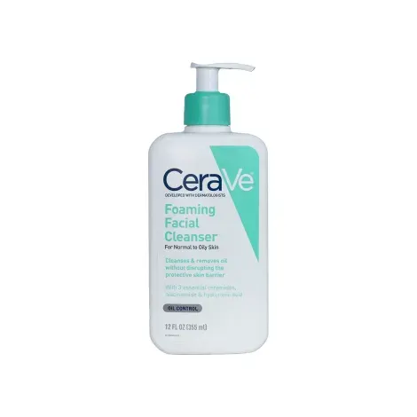 Cerave Foaming Facial Cleanser For Normal to Oily Skin 355ml — CERAVE face wash