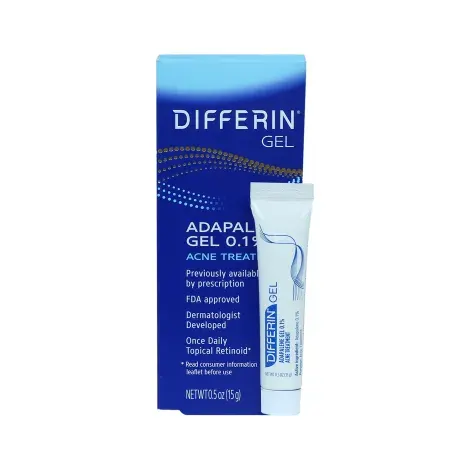 Differin Adapalene Gel 0.1% Acne Treatment 15g — DIFFERIN beauty product
