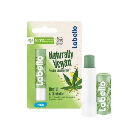 Labello Naturally Vegan Hamp Oil & Shea Butter Lip Balm 5.2ml — LABELLO lip care product