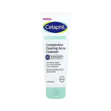 Cetaphil Gentle Clear Complexion Clearing Acne Cleanser 124ml — CETAPHIL face wash