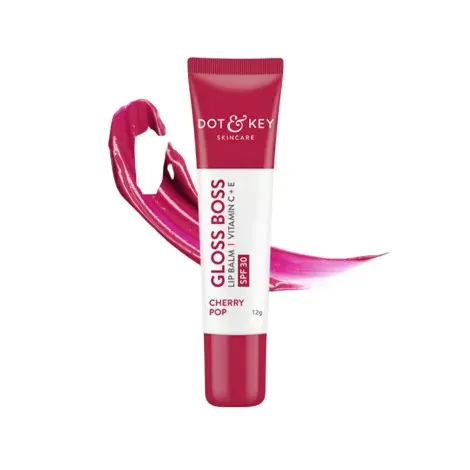 Dot & Key Gloss Boss Lip Balm Vitamin C + E SPF 30 Cherry Pop 12g — DOT & KEY lip care product
