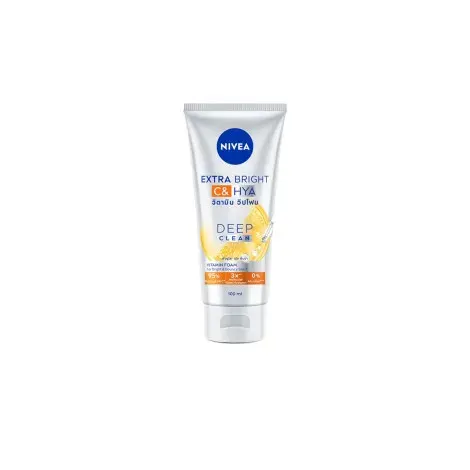 Nivea Extra Bright C & Hya Deep Clean Vitamin Foam 100ml — NIVEA face wash