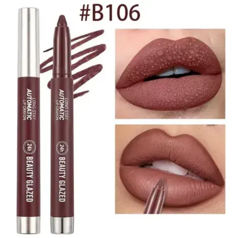 Beauty Glazed Long Stay Automatic Lip Crayon - B106 Espresso — BEAUTY GLAZED lip colour