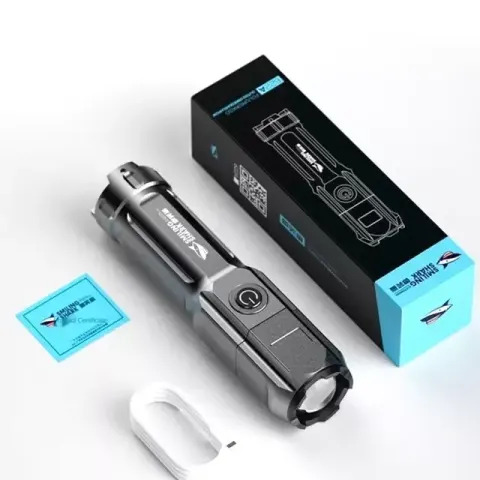 Smiling Shark 622A Telescopic LED Flashlight — Smiling Shark