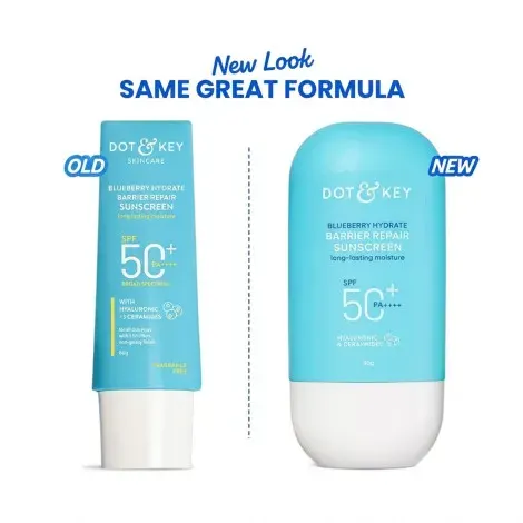Dot & Key Blueberry Hydrate Barrier Repair Sunscreen Spf 50+ Pa++ 80gm — DOT & KEY sunscreen
