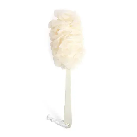 Long Handle Body Bath Brush - Cream — NO BRAND body care product