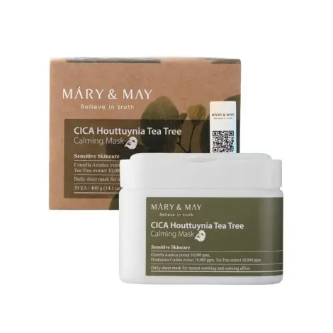 Mary & May Cica Houttuynia Tea Tree Calming Mask 400g — MARY & MAY face mask