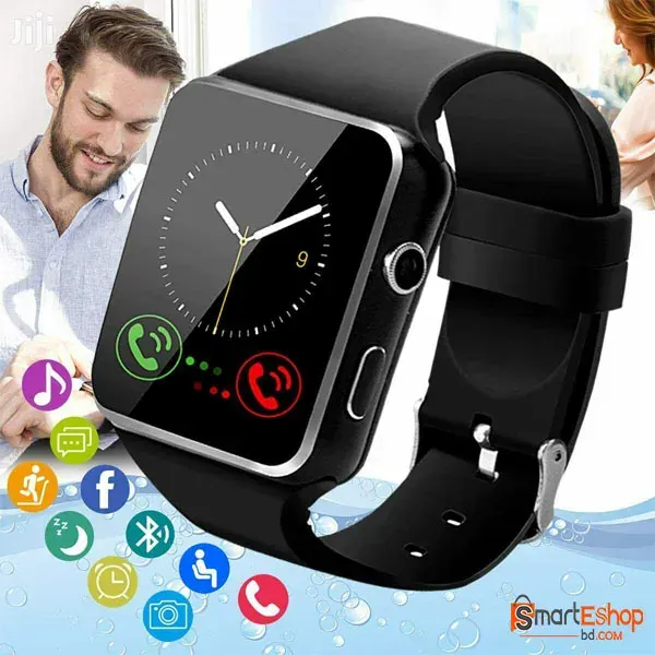 X6 SIM Memory and Camera Supported Smart Watch