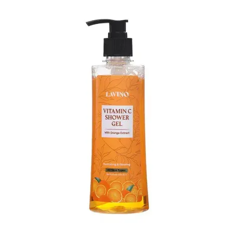 Lavino Vitamin C With Orange Extract Shower Gel 330ml — LAVINO face serum