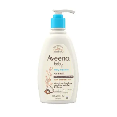 Aveeno Baby Daily Moisture Cream With Coconut Oil & Shea Butter 354ml — AVEENO oil