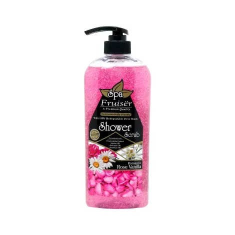 Fruiser Spa Romantic Rose Vanilla Shower Scrub 730ml — FRUISER face wash