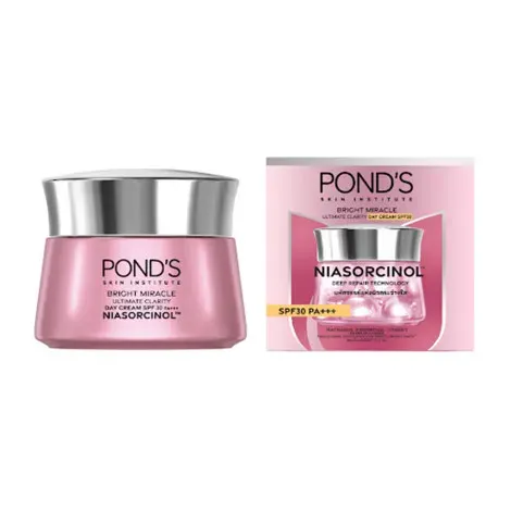 Pond's Bright Miracle Ultimate Clarity Niasorcinol Day Cream SPF30 PA+++ 45g — POND'S sunscreen