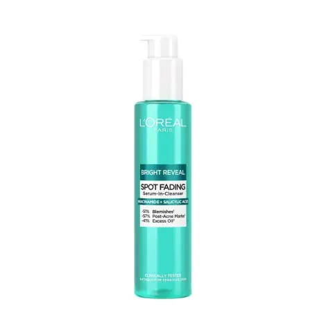 L'Oreal Bright Reveal Spot Fading Serum In Cleanser 150ml — LOREAL face serum