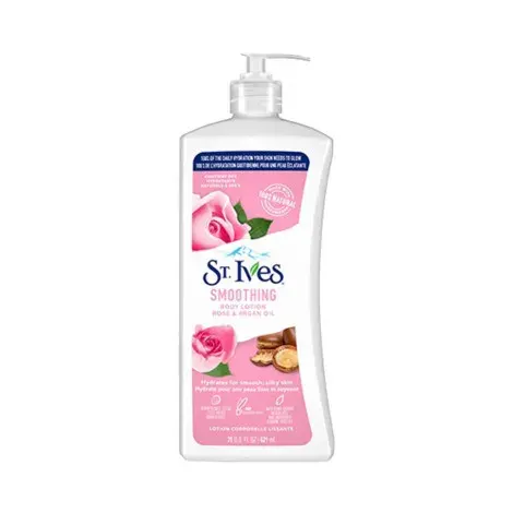 ST.Ives Rose & Argan Oil Smoothing Body Lotion 621ml — STIVES body care product