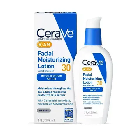 CeraVe Facial Moisturizing Lotion AM with Sunscreen SPF 30 89ml — CERAVE sunscreen